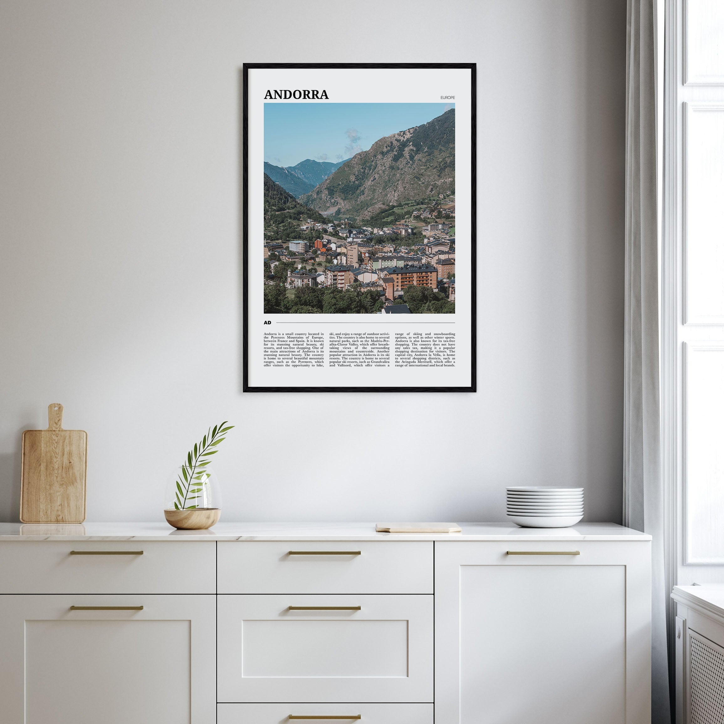 Andorra Travel Color Poster