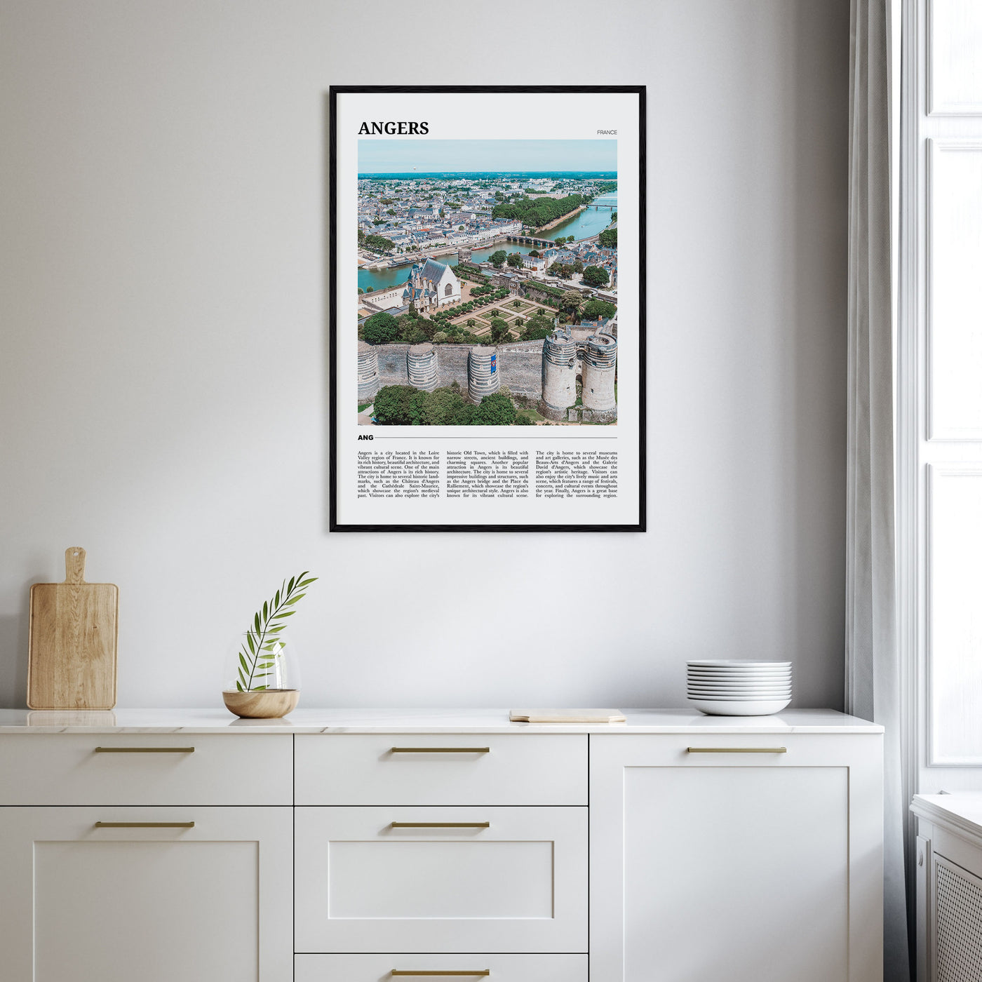 Angers Travel Color Poster