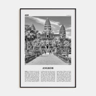 Angkor Travel B&W Poster