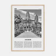Angkor Travel B&W Poster