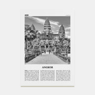 Angkor Travel B&W Poster