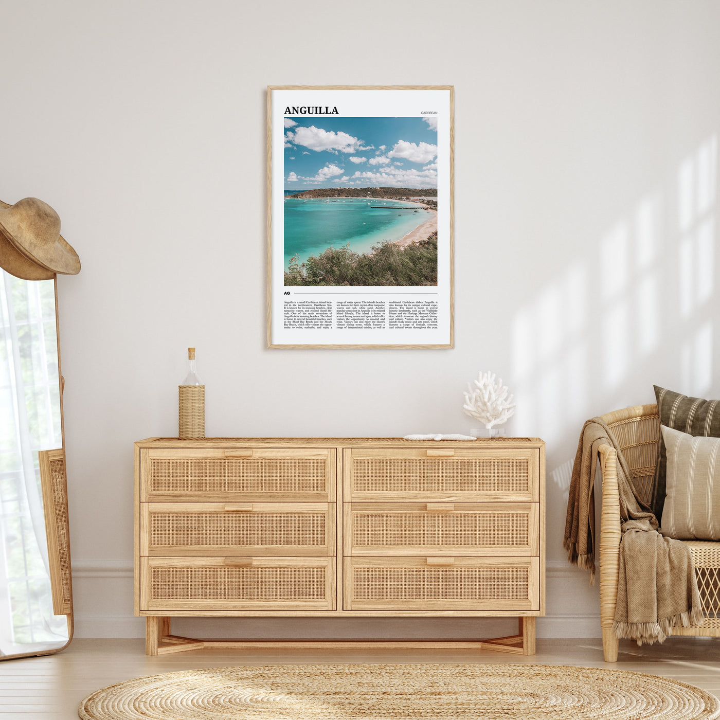 Anguilla Travel Color Poster