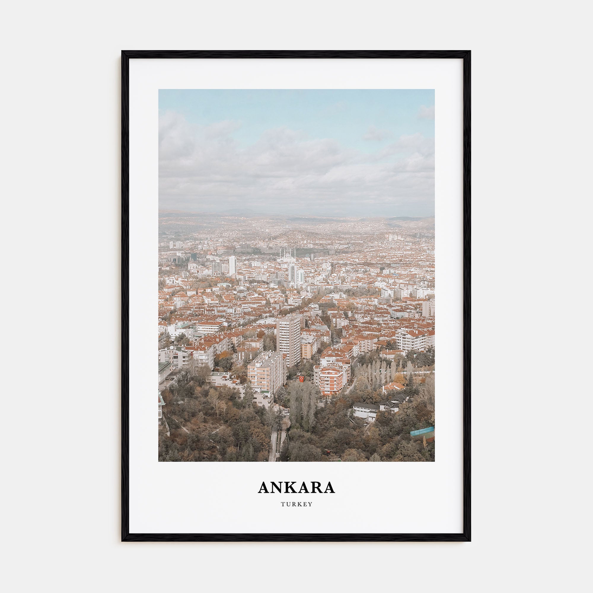 Ankara Portrait Color Poster