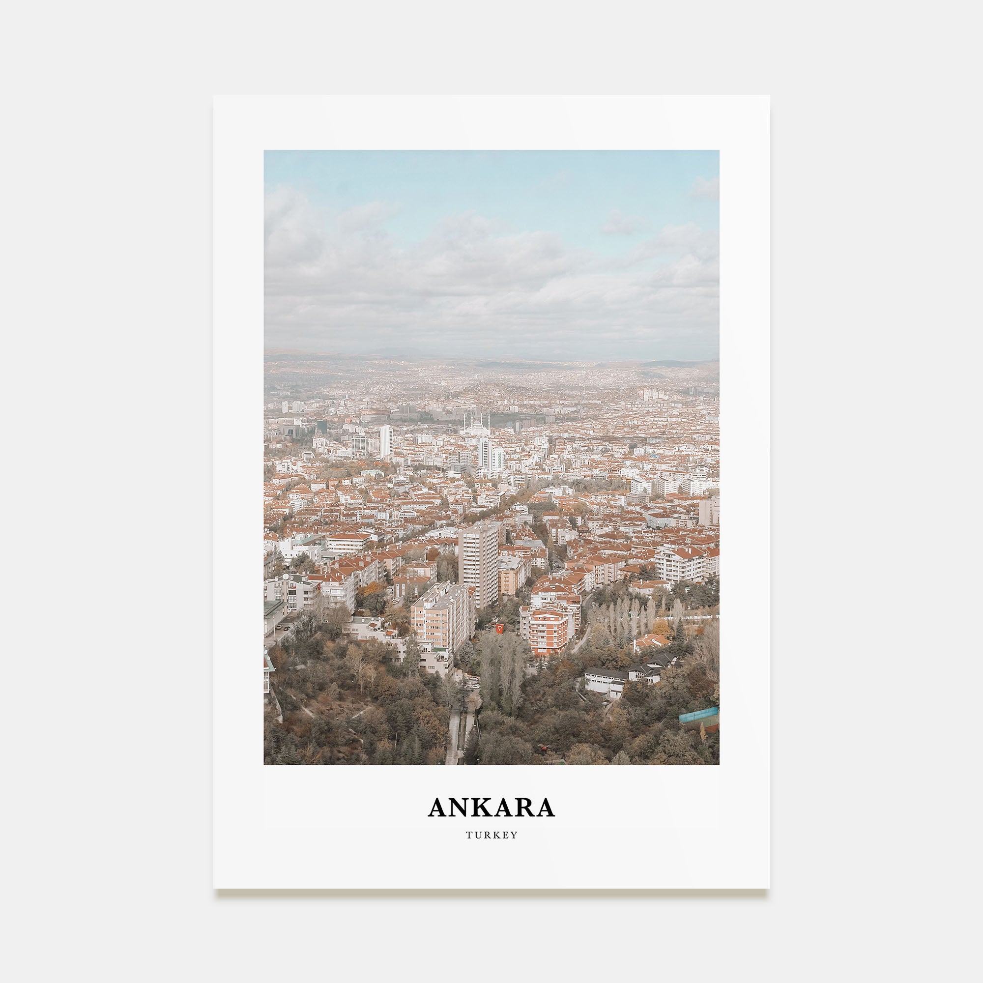 Ankara Portrait Color Poster