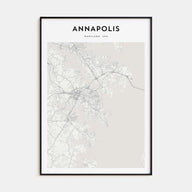 Annapolis Map Portrait Poster