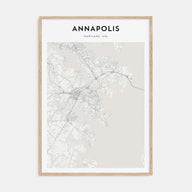 Annapolis Map Portrait Poster