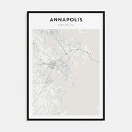 Annapolis Map Portrait Poster