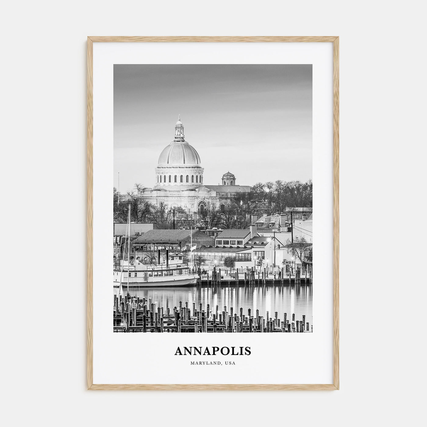 Annapolis Portrait B&W No 1 Poster