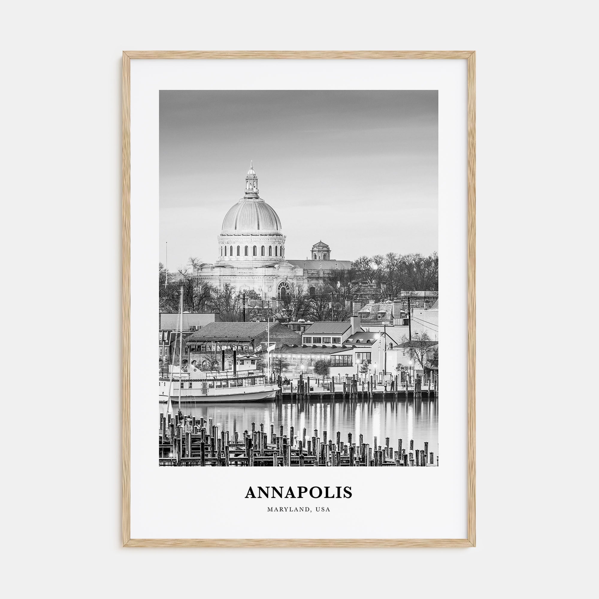 Annapolis Portrait B&W No 1 Poster