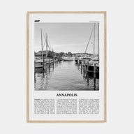 Annapolis Travel B&W No 1 Poster