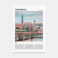 Annapolis Travel Color Poster