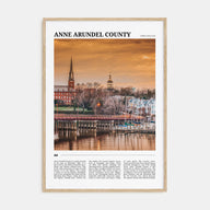 Anne Arundel County Travel Color Poster