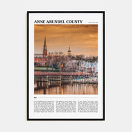 Anne Arundel County Travel Color Poster