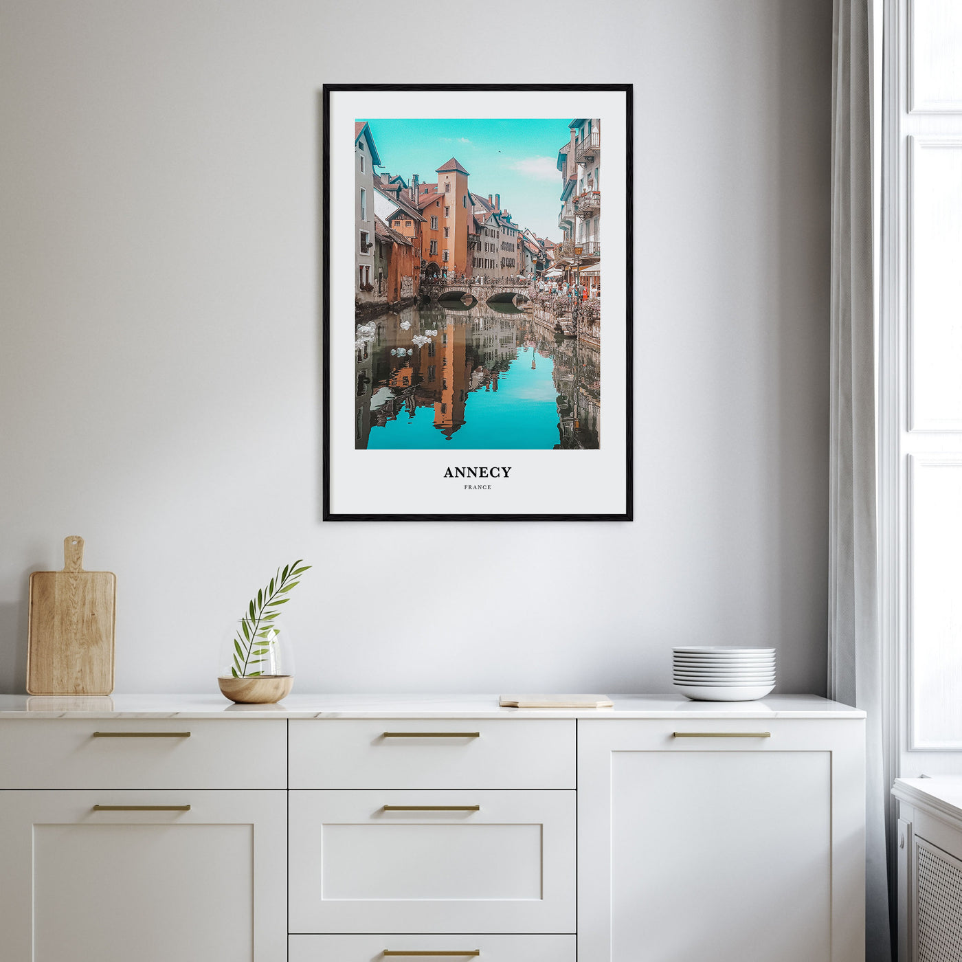 Annecy Portrait Color Poster