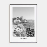 Antibes Portrait B&W Poster