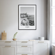 Antibes Portrait B&W Poster