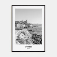 Antibes Portrait B&W Poster
