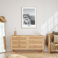 Antibes Portrait B&W Poster