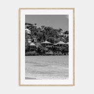 Antigua and Barbuda Photo B&W Poster