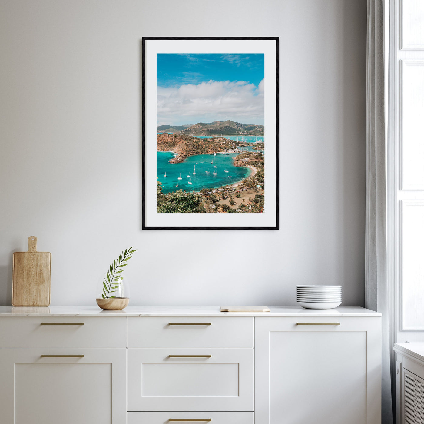 Antigua and Barbuda Photo Color Poster