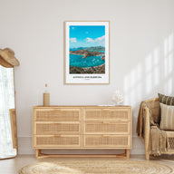 Antigua and Barbuda Portrait Color Poster