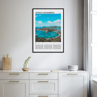 Antigua and Barbuda Travel Color Poster