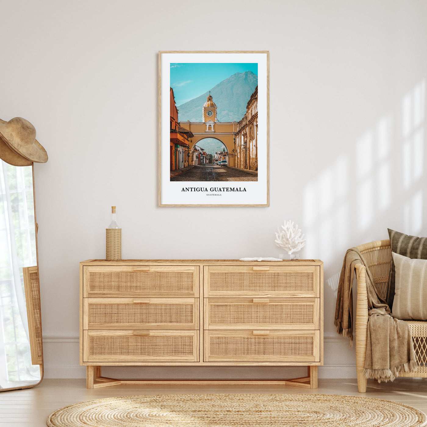 Antigua Guatemala Portrait Color Poster