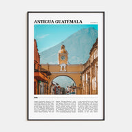 Antigua Guatemala Travel Color Poster