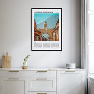 Antigua Guatemala Travel Color Poster