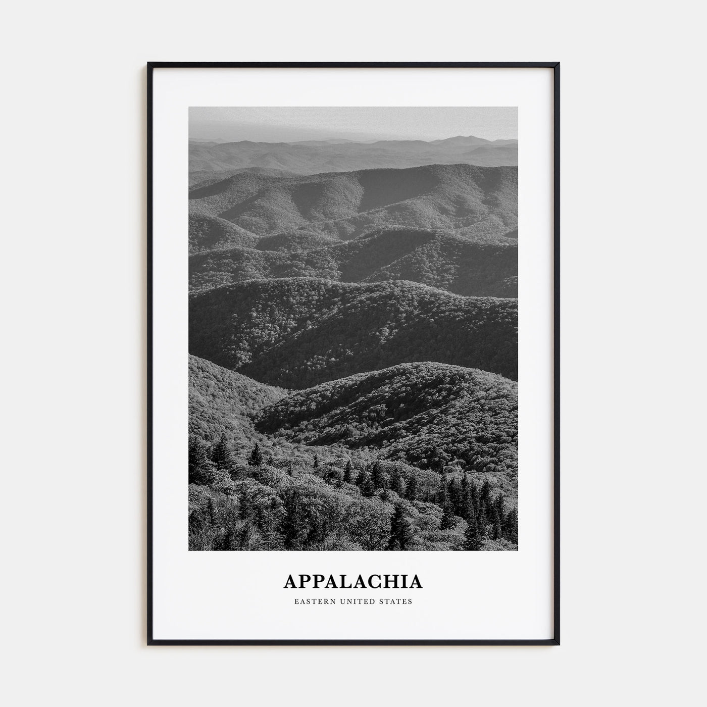 Appalachia Portrait B&W Poster