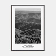Appalachia Portrait B&W Poster