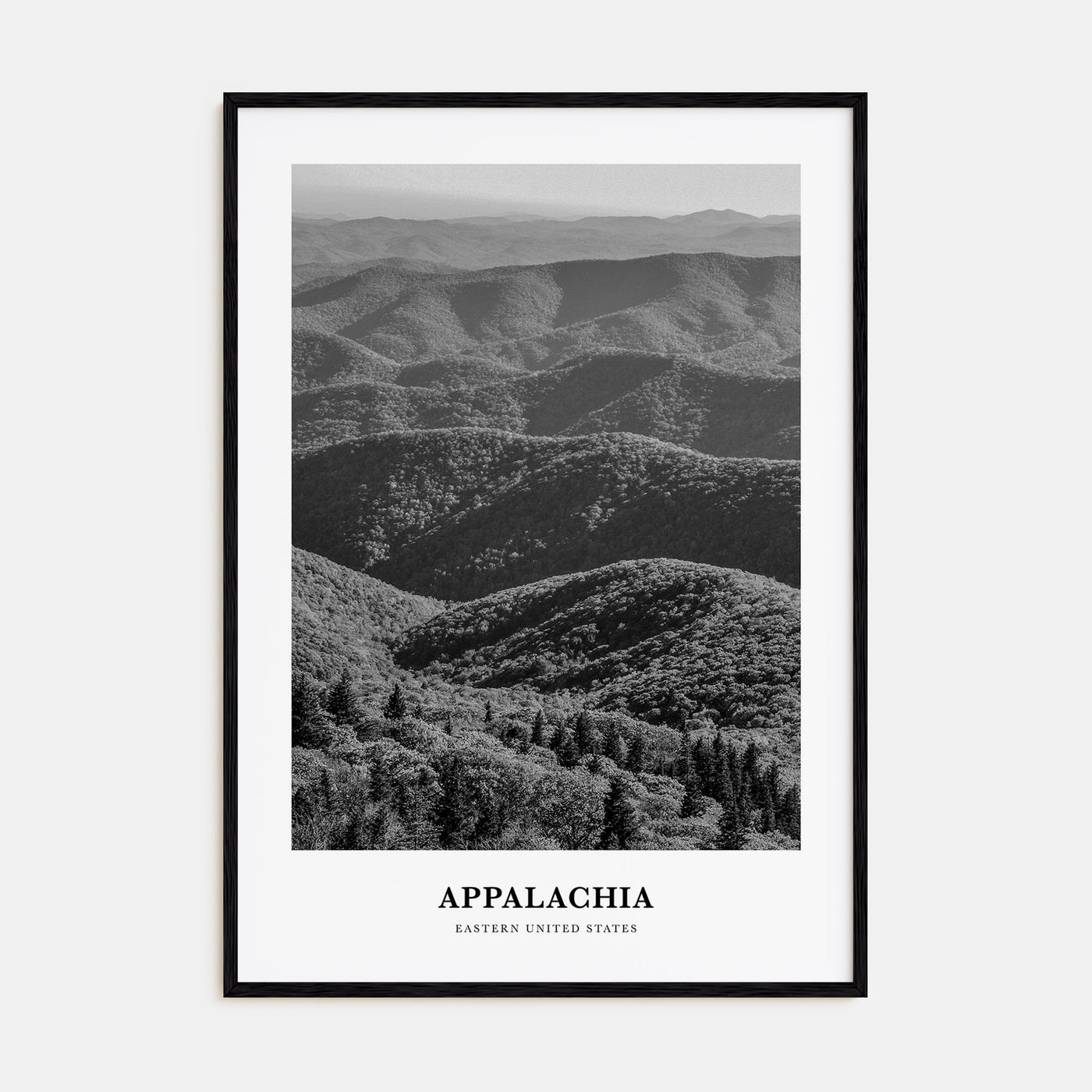 Appalachia Portrait B&W Poster
