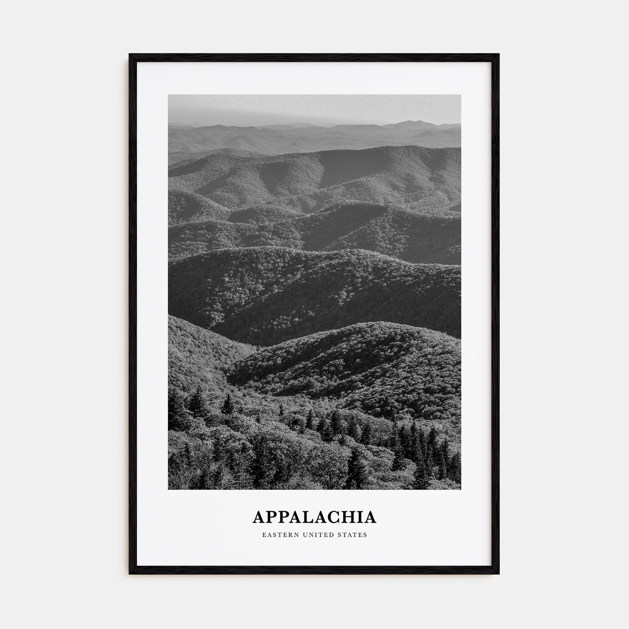 Appalachia Portrait B&W Poster