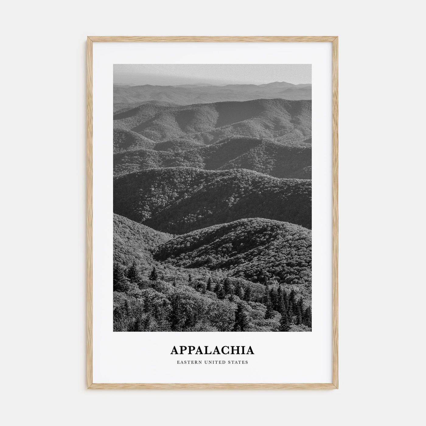 Appalachia Portrait B&W Poster