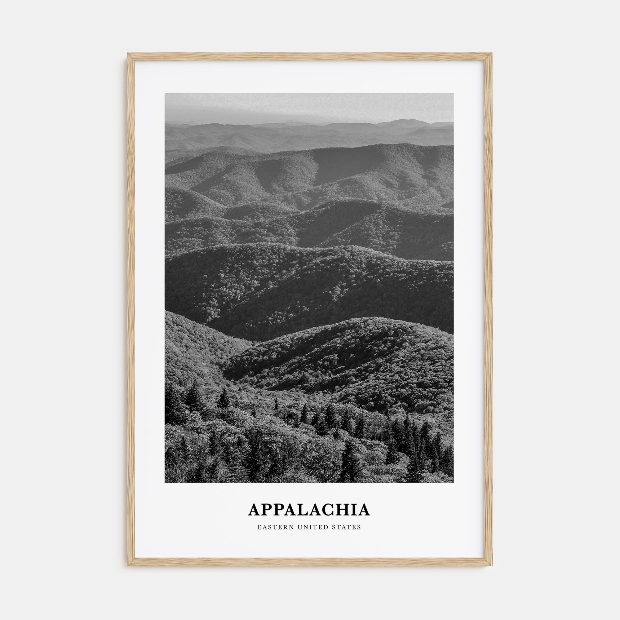 Appalachia Portrait B&W Poster