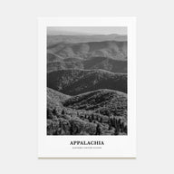 Appalachia Portrait B&W Poster