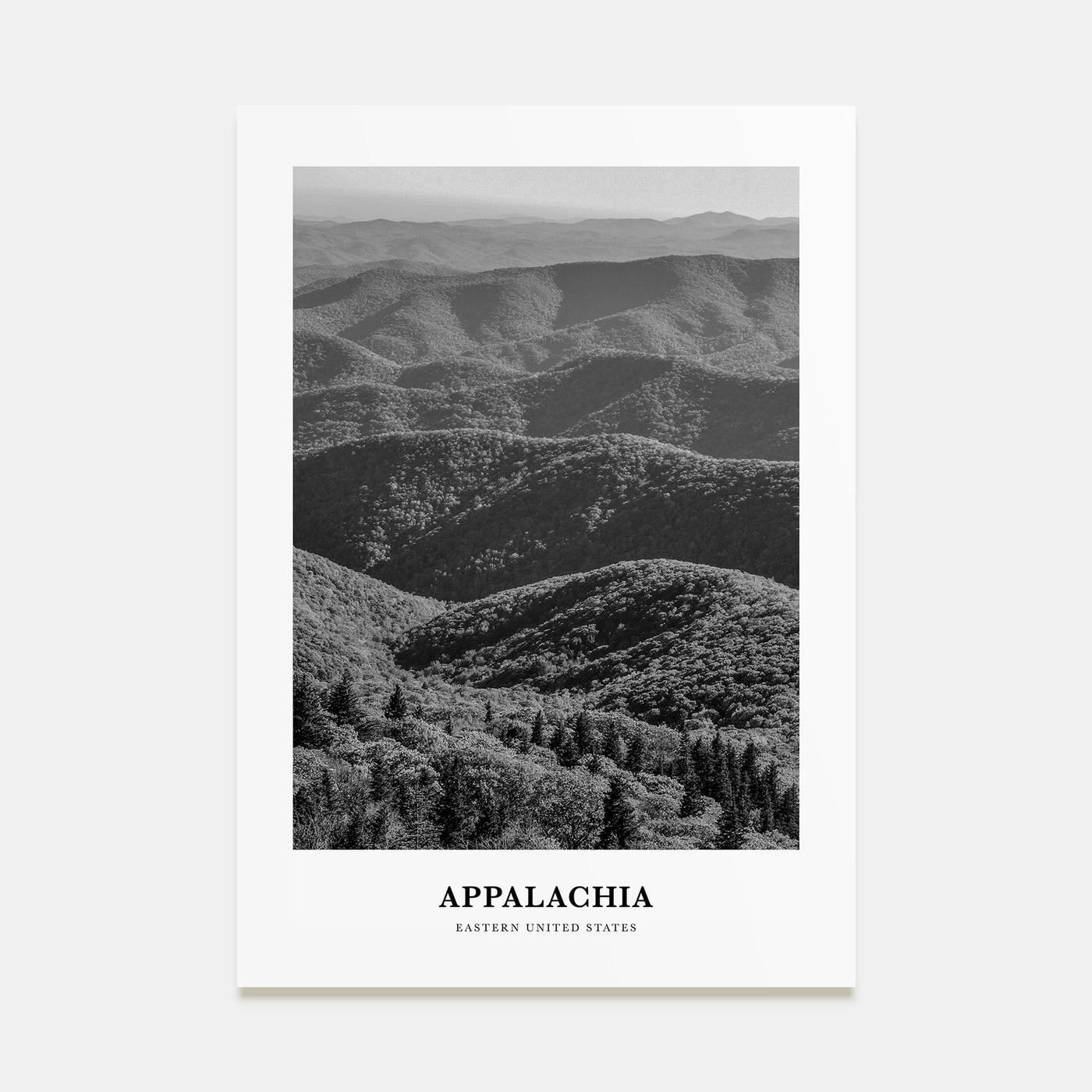 Appalachia Portrait B&W Poster