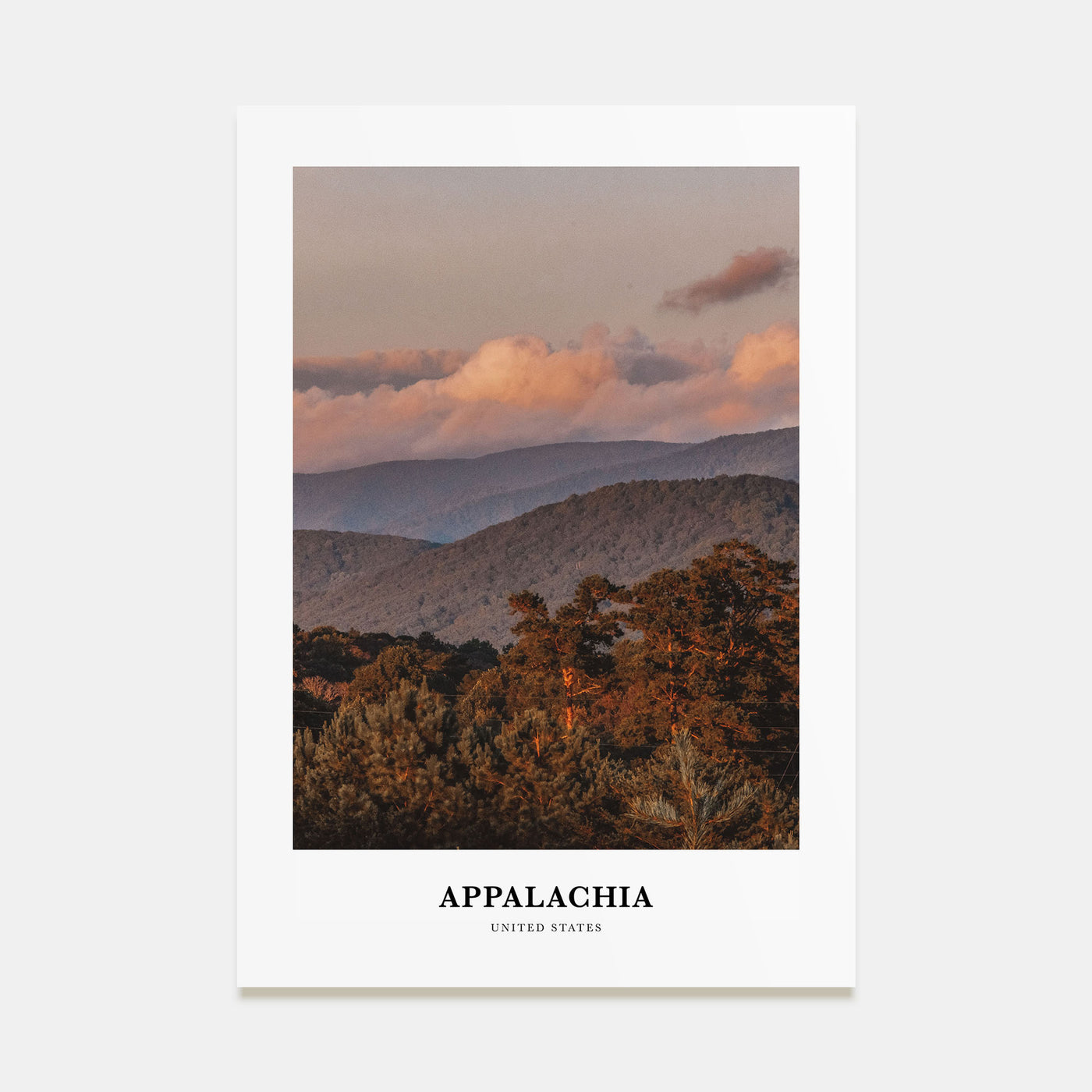 Appalachia Portrait Color Poster