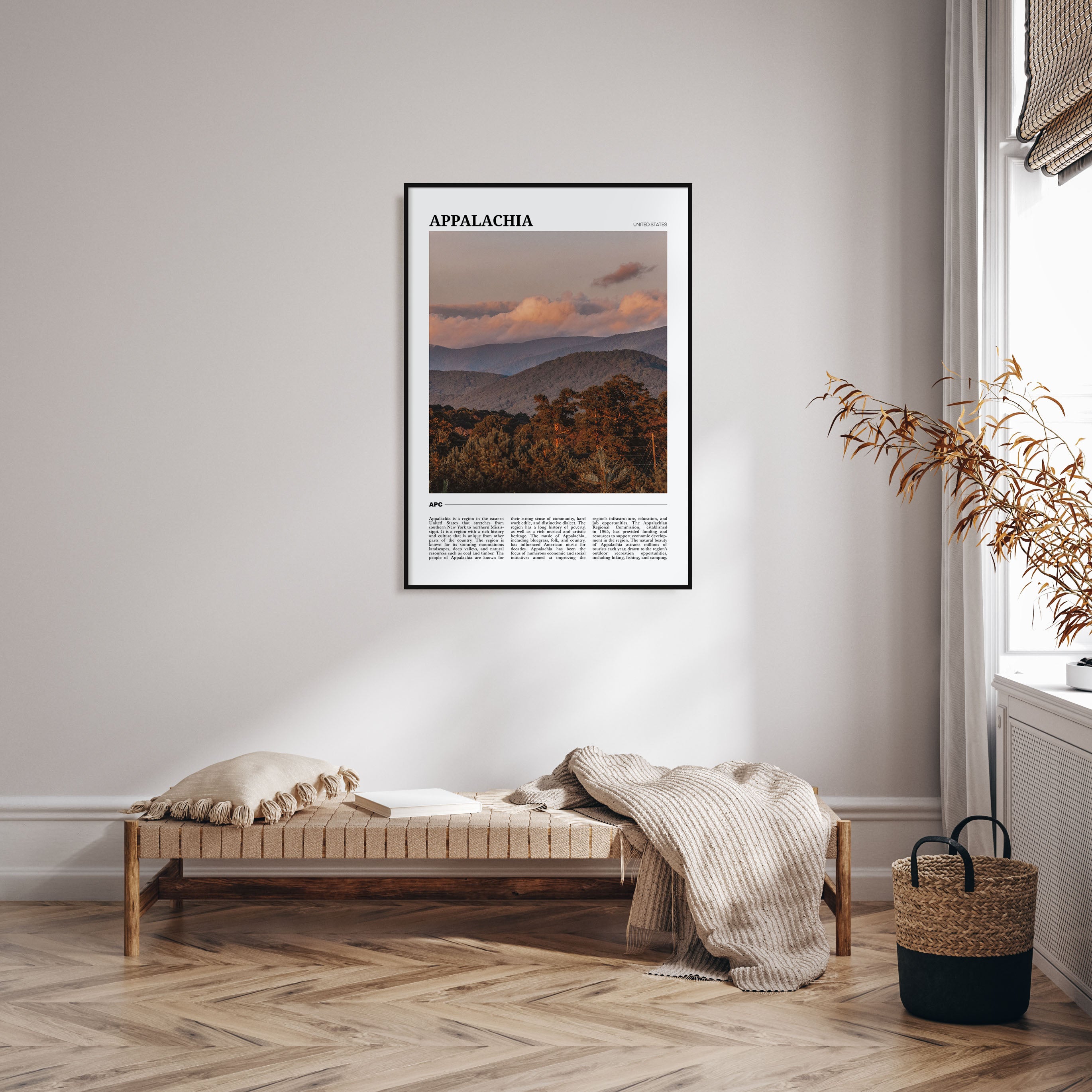 Appalachia Travel Color Poster