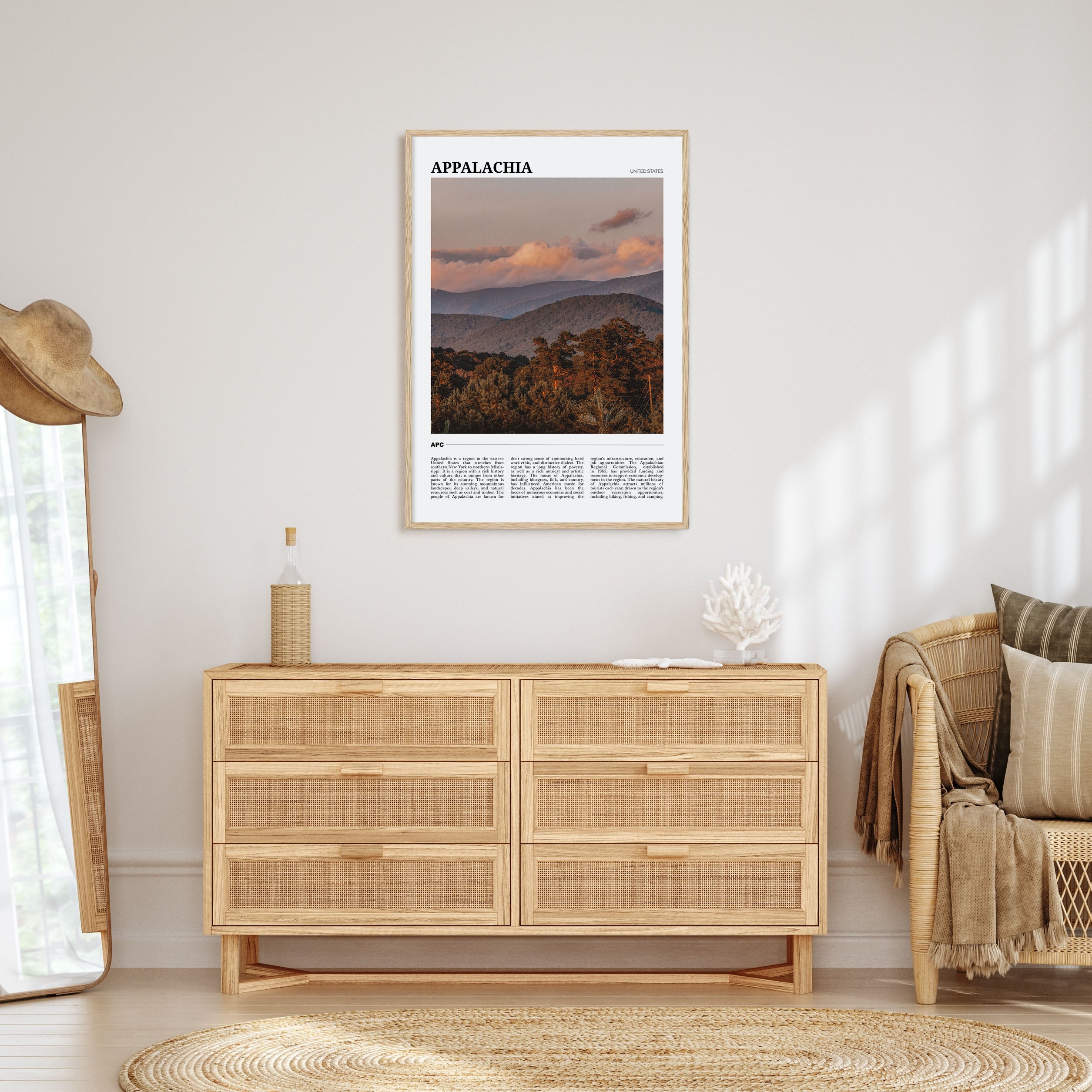 Appalachia Travel Color Poster
