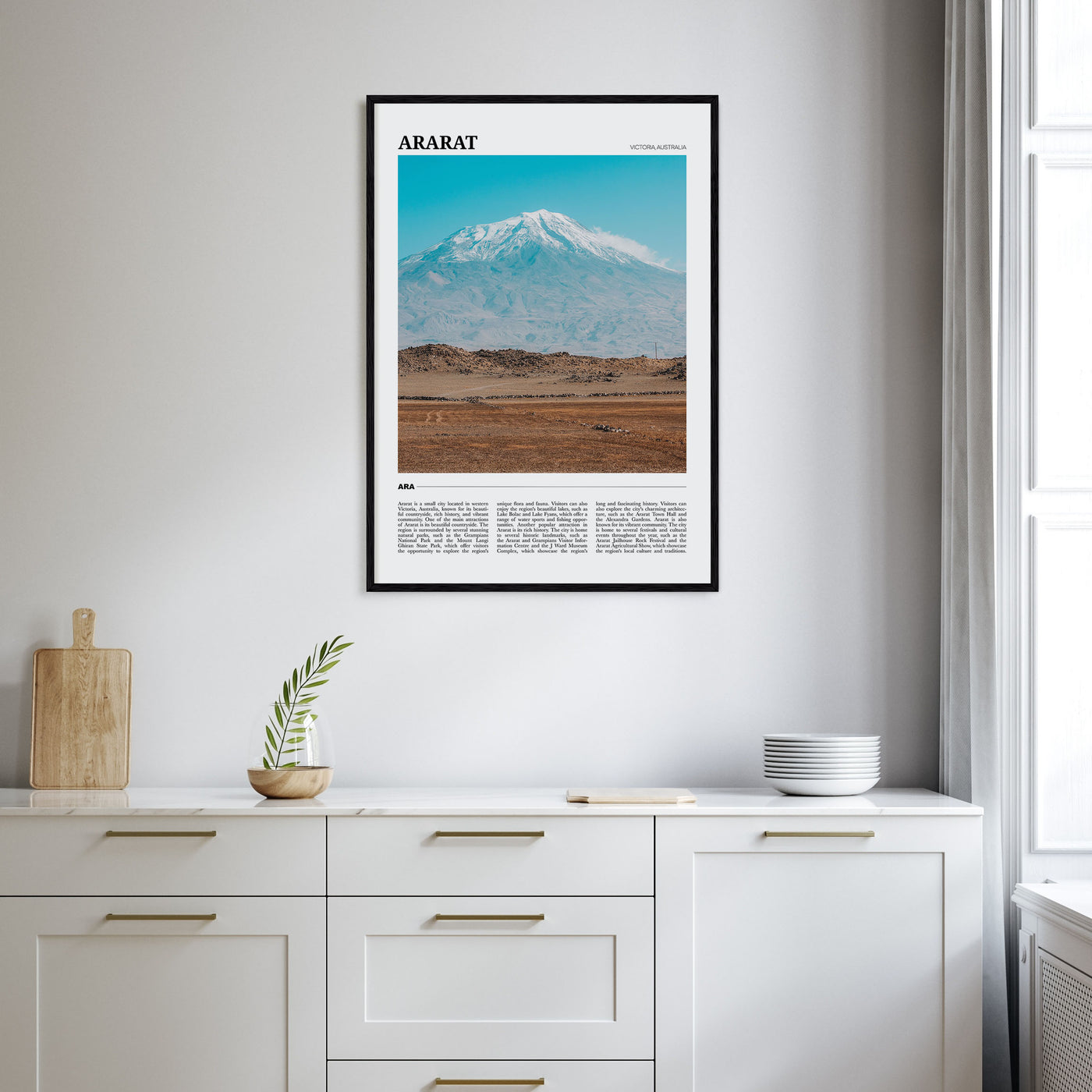 Ararat Travel Color Poster