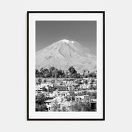 Arequipa Photo B&W Poster