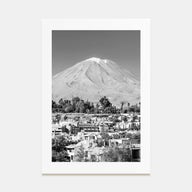 Arequipa Photo B&W Poster