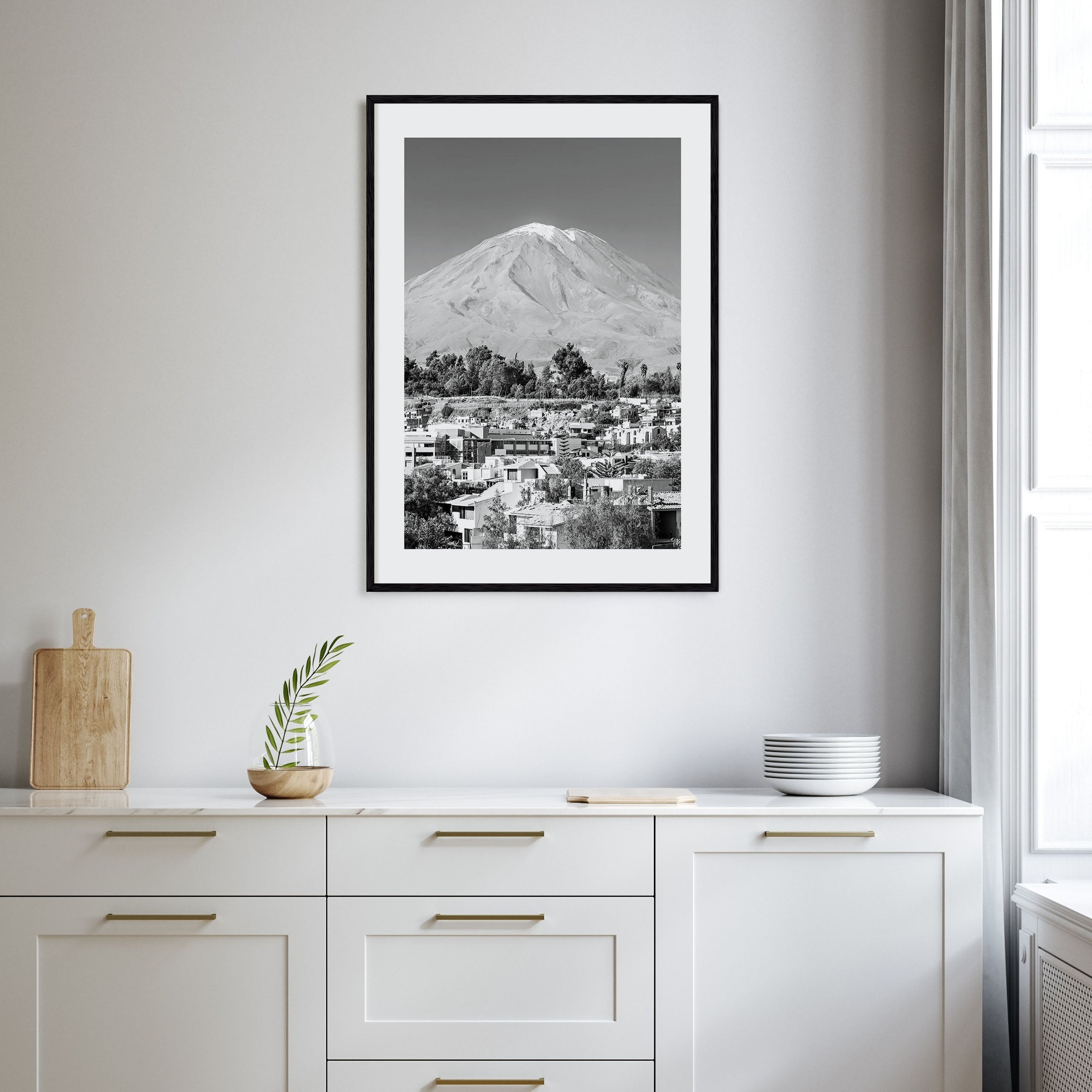 Arequipa Photo B&W Poster
