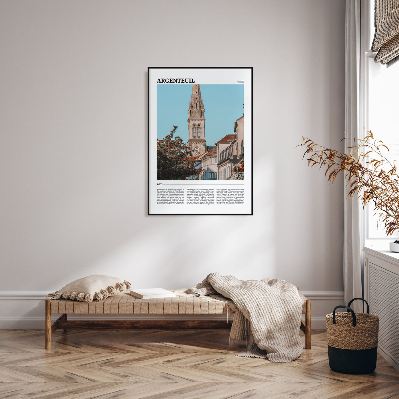 Argenteuil Travel Color Poster