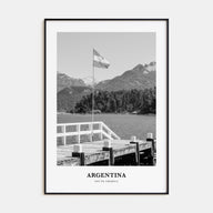 Argentina Portrait B&W No 1 Poster