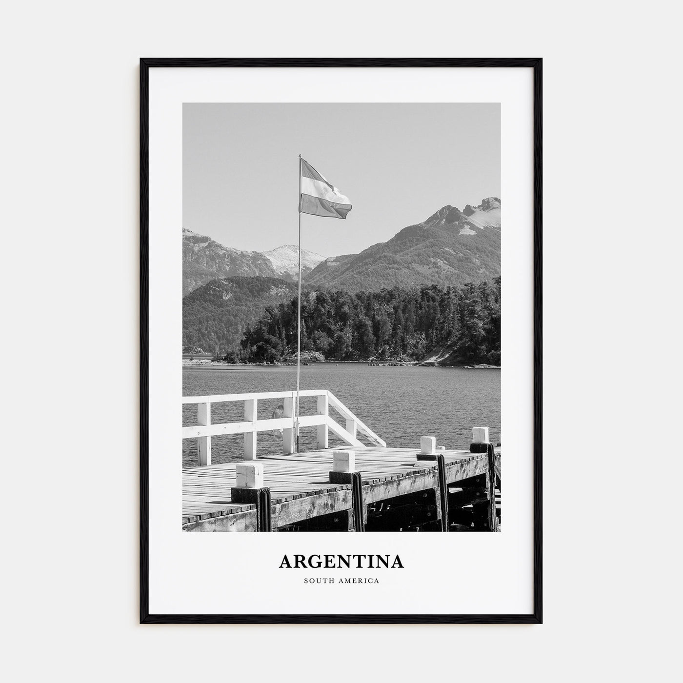 Argentina Portrait B&W No 1 Poster