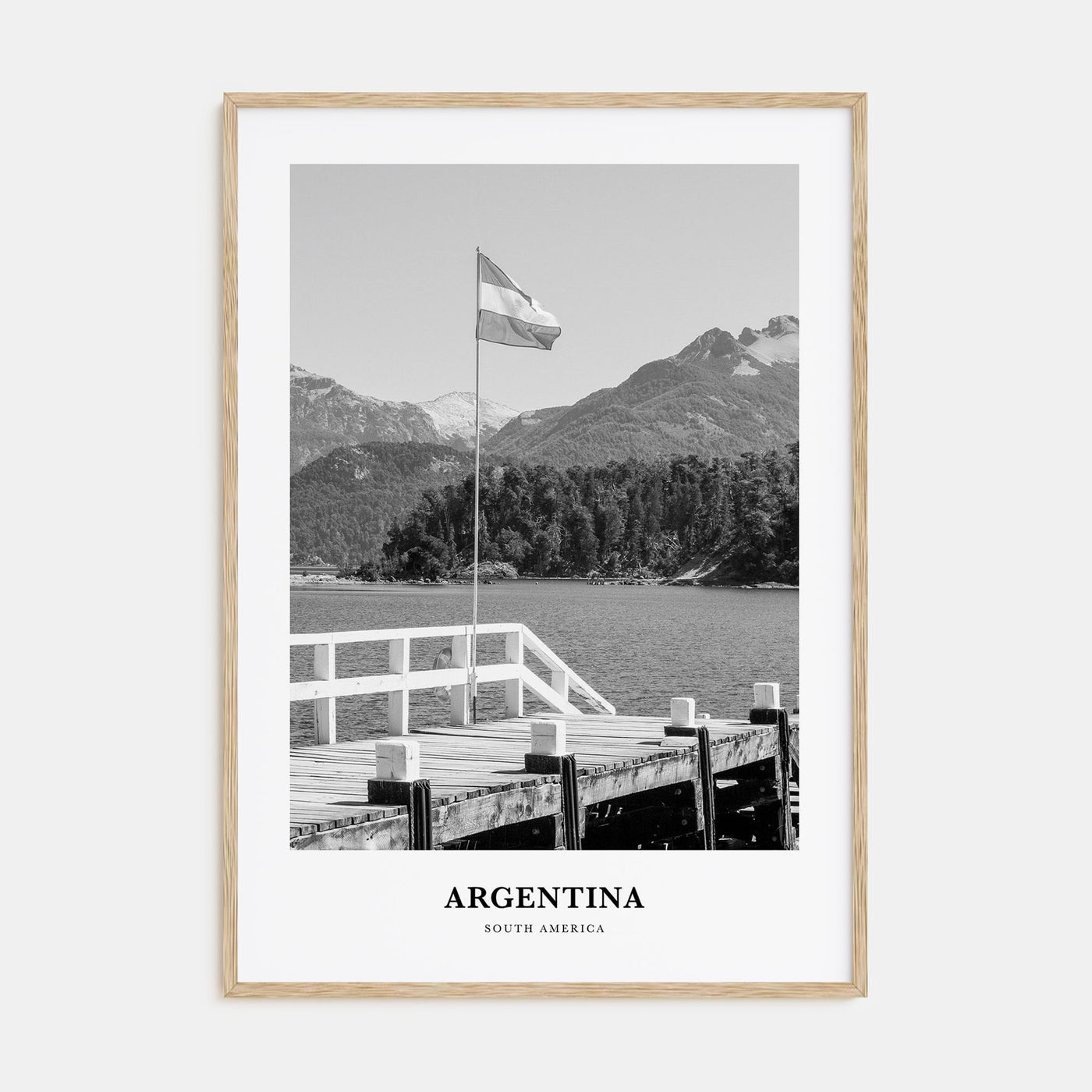 Argentina Portrait B&W No 1 Poster