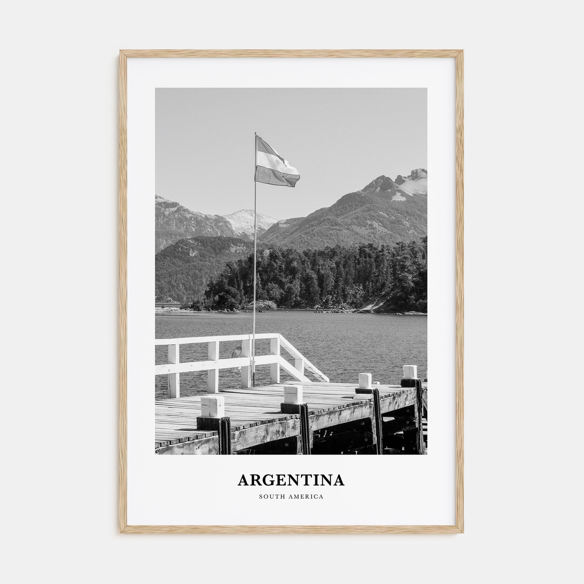 Argentina Portrait B&W No 1 Poster