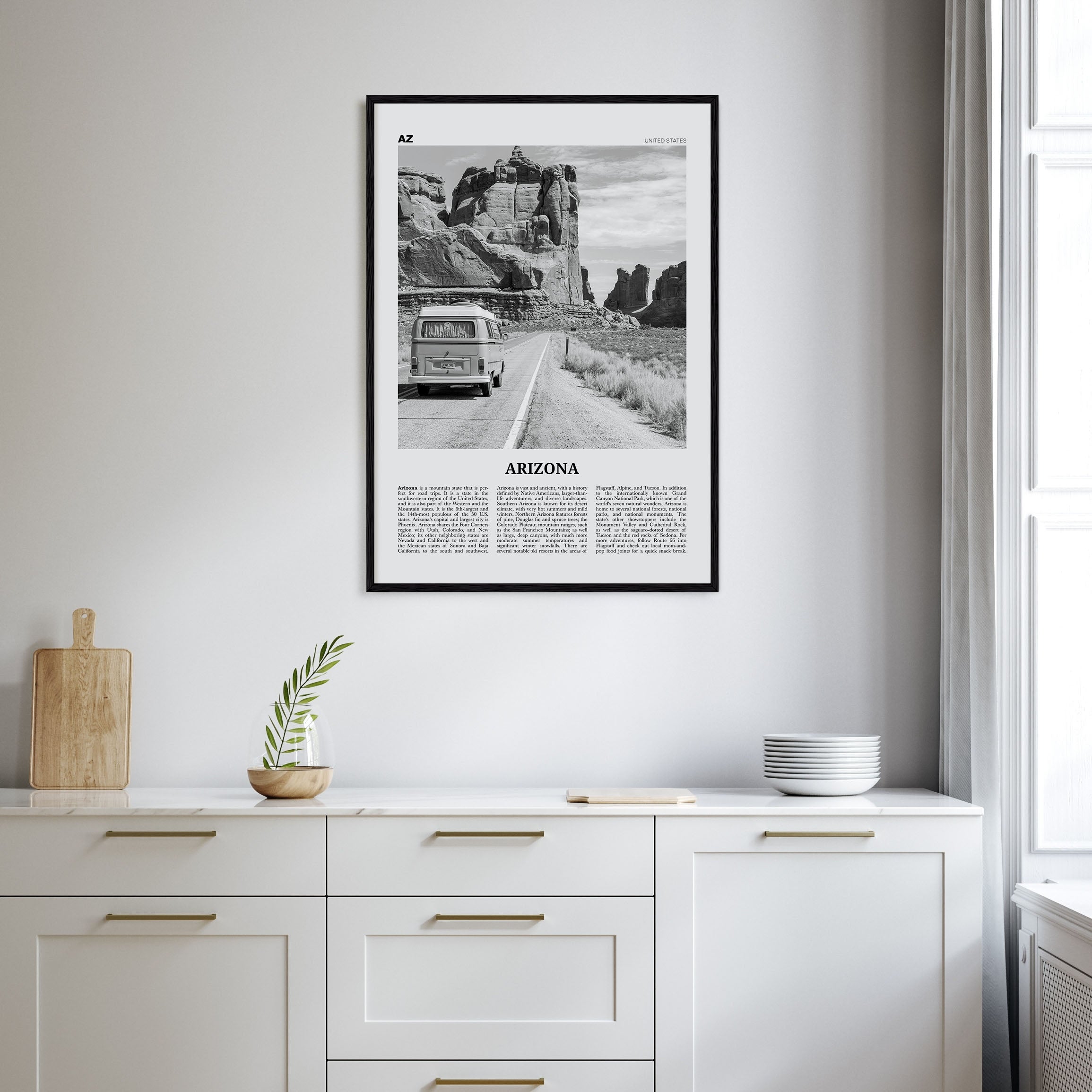 Arizona Travel B&W No 2 Poster